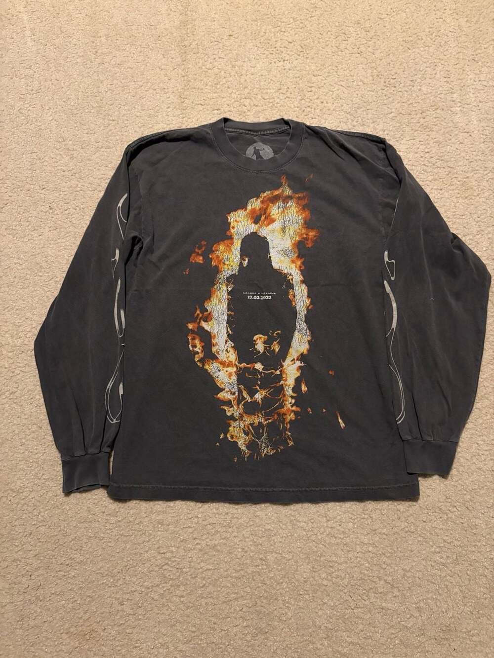 Metro Boomin Heroes & Villains Album Long Sleeve Graphic T-Shirt